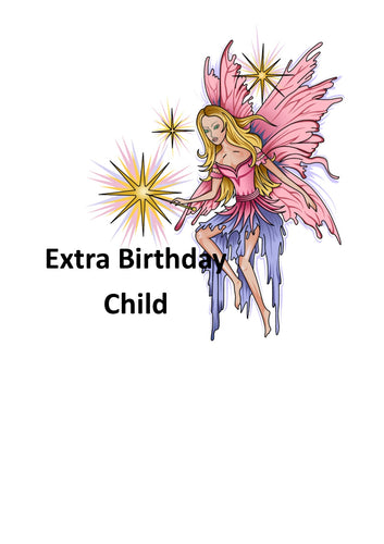 Fairy Party Extra Birthday Girl