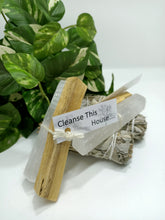 Cleanse This House Selenite & Palo Santo Pack