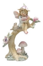 Sweet Fairies on Branch with Birds