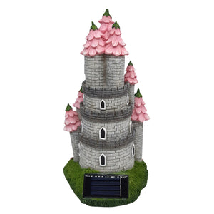 Pink Fairytale Fairy Castle House 25cm