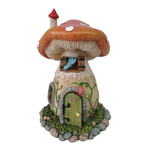 Red Mushroom House w/Opening Door