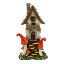 Mushroom House LED Light-Up 30cm