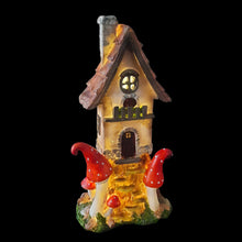 Mushroom House LED Light-Up 30cm