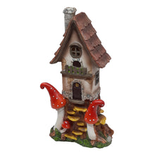 Mushroom House LED Light-Up 30cm