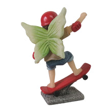 Boy Fairy Elf Noah Riding Skateboard