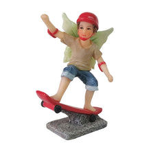 Boy Fairy Elf Noah Riding Skateboard