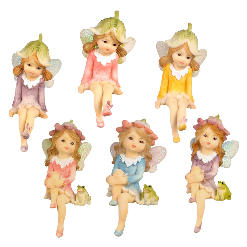 Flower Garden Shelf Sitting Fairy  6 styles