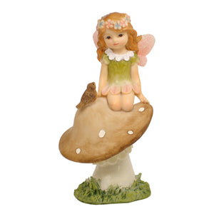 Flower Garden Fairy on Mushroom 2 styles