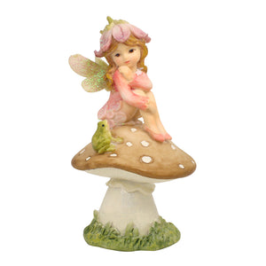 Flower Garden Fairy on Mushroom 2 styles