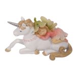Flower Garden Fairy Sleeping on Unicorn 2 styles
