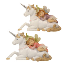Flower Garden Fairy Sleeping on Unicorn 2 styles