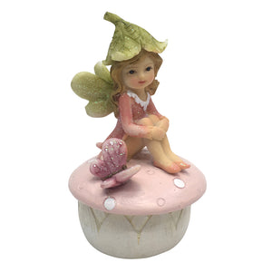 Fairy Trinket Box with Butterfly