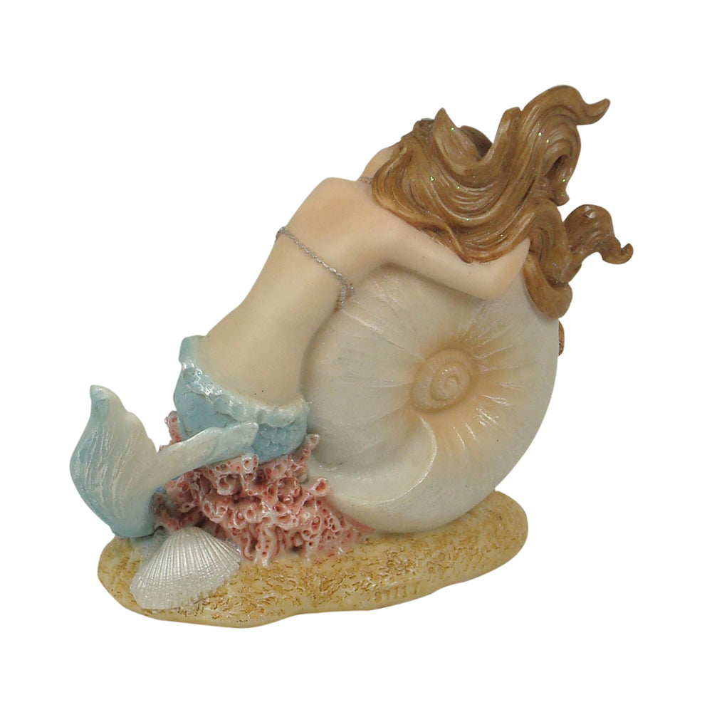 Mermaid Sleeping on Shell 14cm